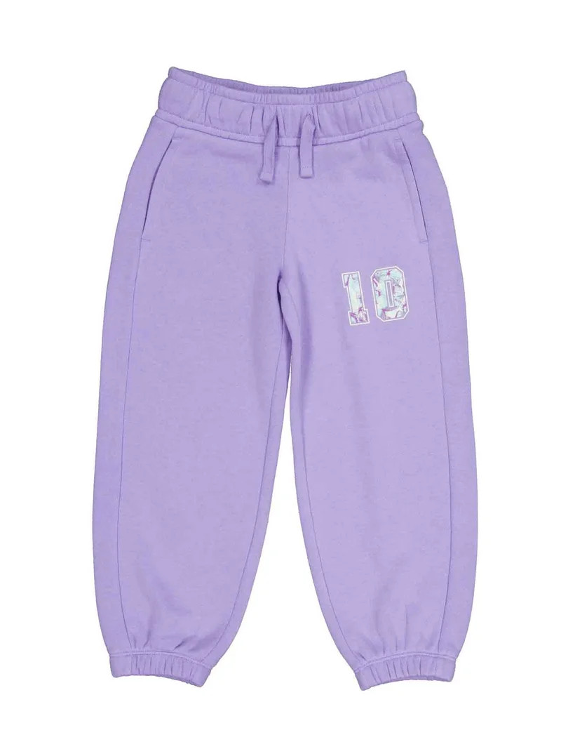 Wonder Nation Girls Fleece Jogger, Sizes 4-18 & Plus | Walmart (US)