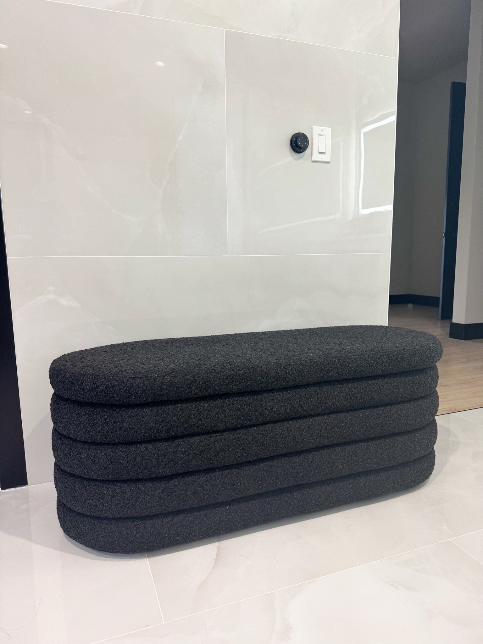 Modern storage bench