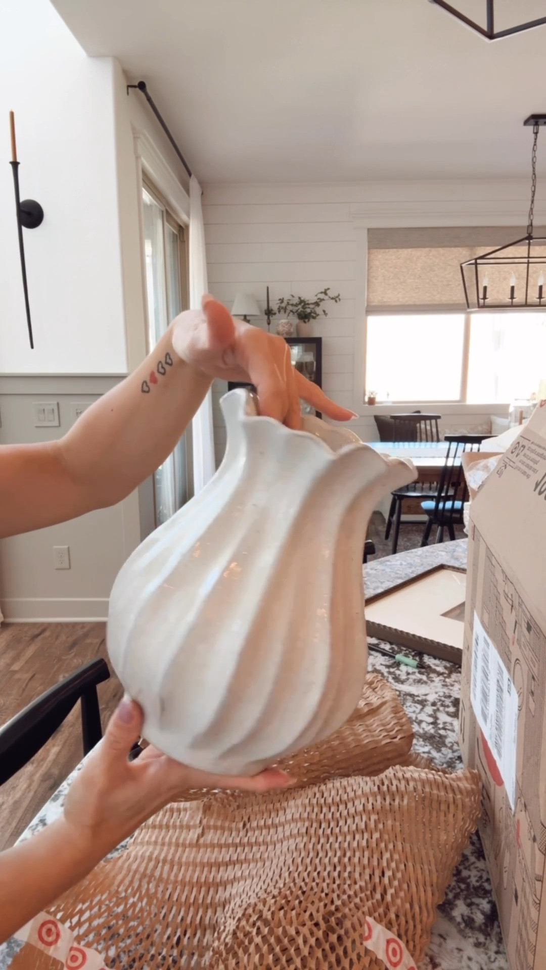 Pleated ceramic vase, hearth & hand, new release home decor 

#LTKSeasonal #LTKFindsUnder50 #LTKHome