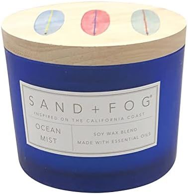 Sand + Fog Ocean Mist Scented Candles | Made with Essential Oils | 2 Wicks - 100% Cotton Lead-Free | | Amazon (US)