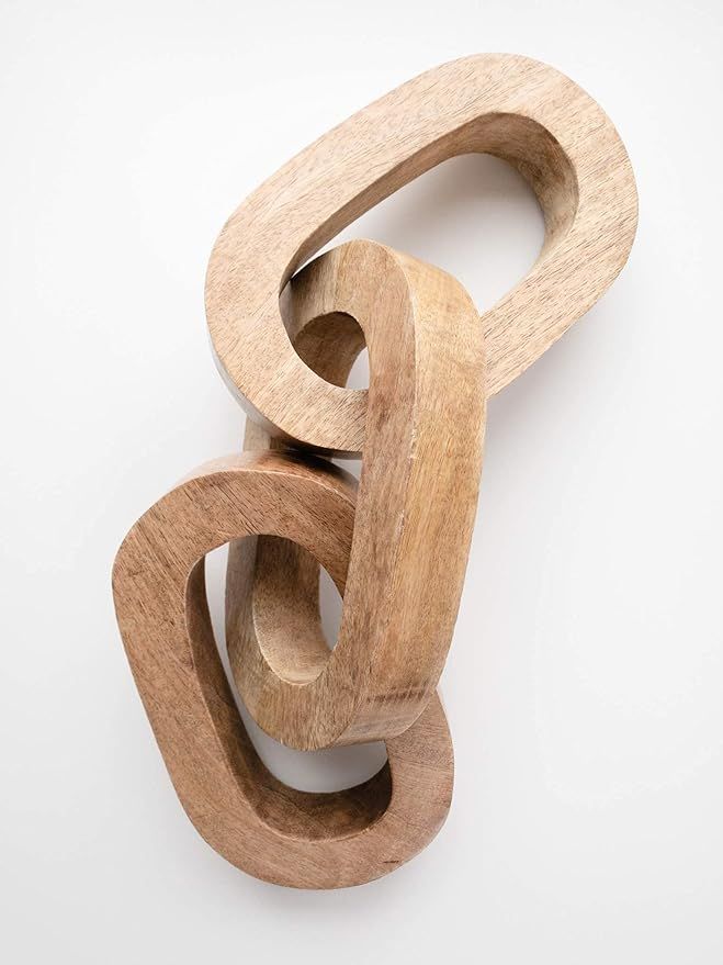 Sonoma Living Carved Wood Decorative Chain | Amazon (US)