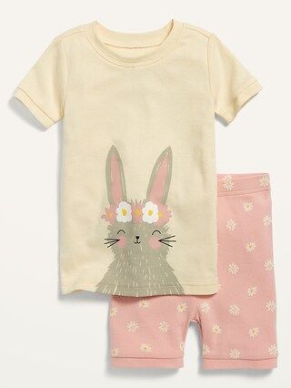Printed Short-Sleeve Pajama Set for Toddler & Baby | Old Navy (US)