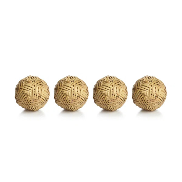 Menchaca Rattan Fill Decorative Ball | Wayfair North America