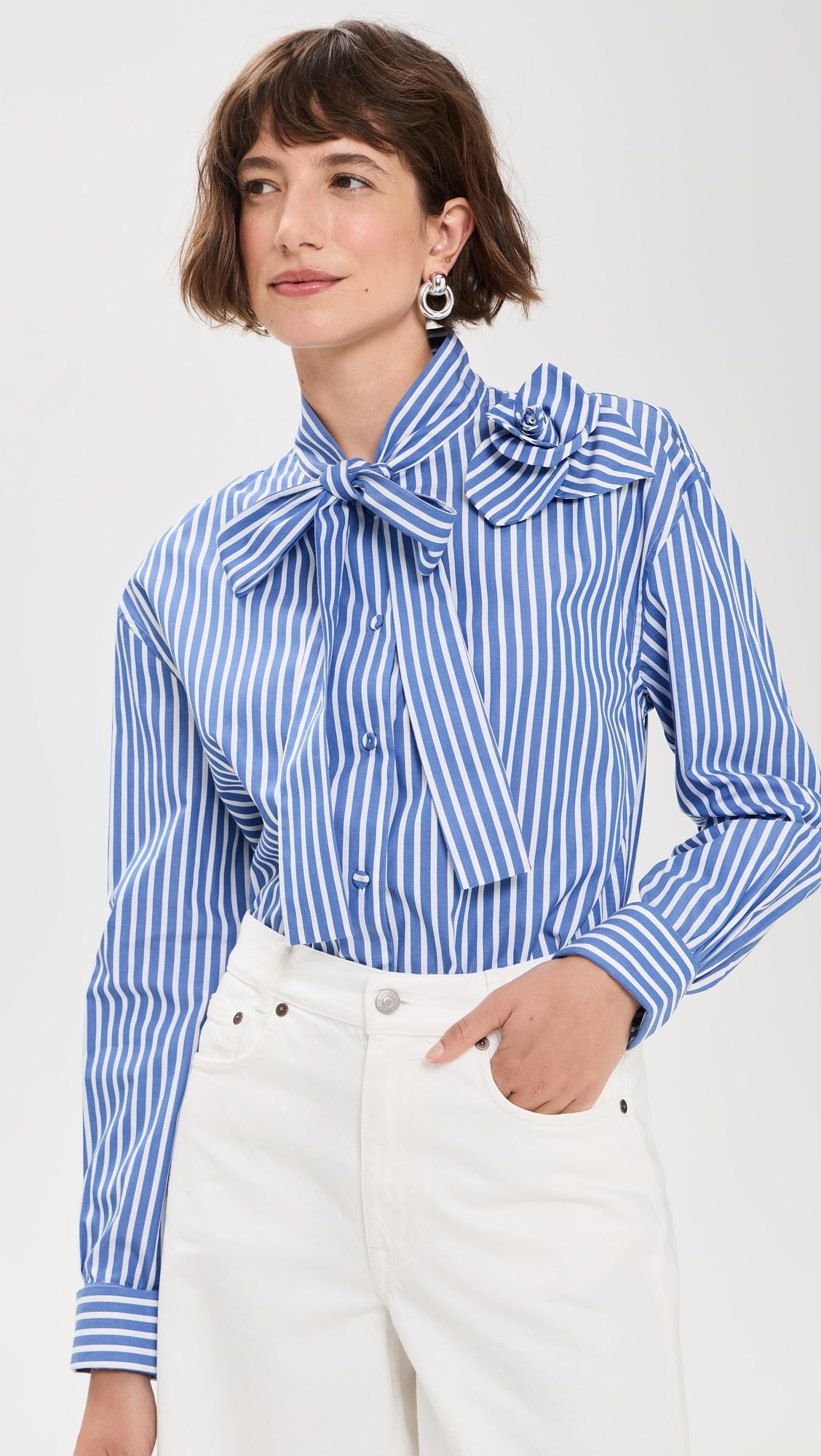 Flor One Rose Button Down Shirt | Shopbop