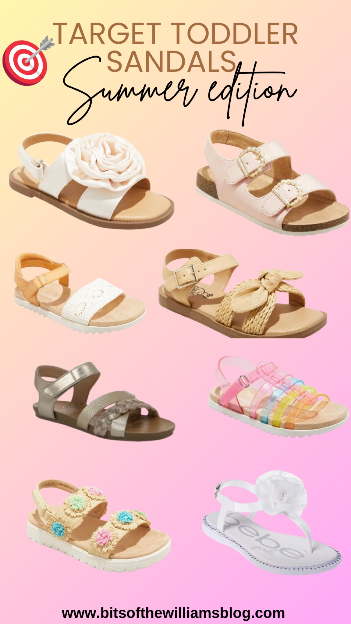 Stepping into summer with the perfect pair of sandals! ☀️🩴 Target’s got us covered with the cutest styles to keep your little girl’s feet comfy and on-trend all season long. #SummerVibes #TargetFinds #SandalsGoals #LTK

#LTKspring #LTKkids #LTKbaby