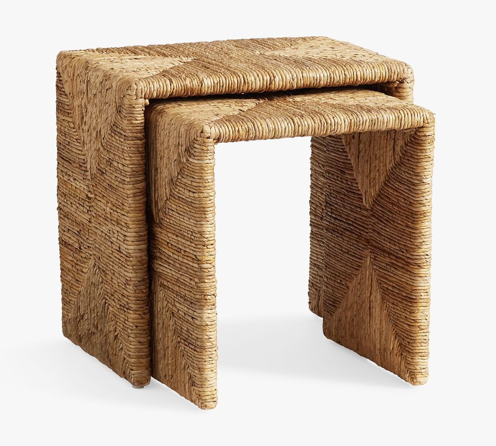 Woven Nesting End Tables | Pottery Barn (US)