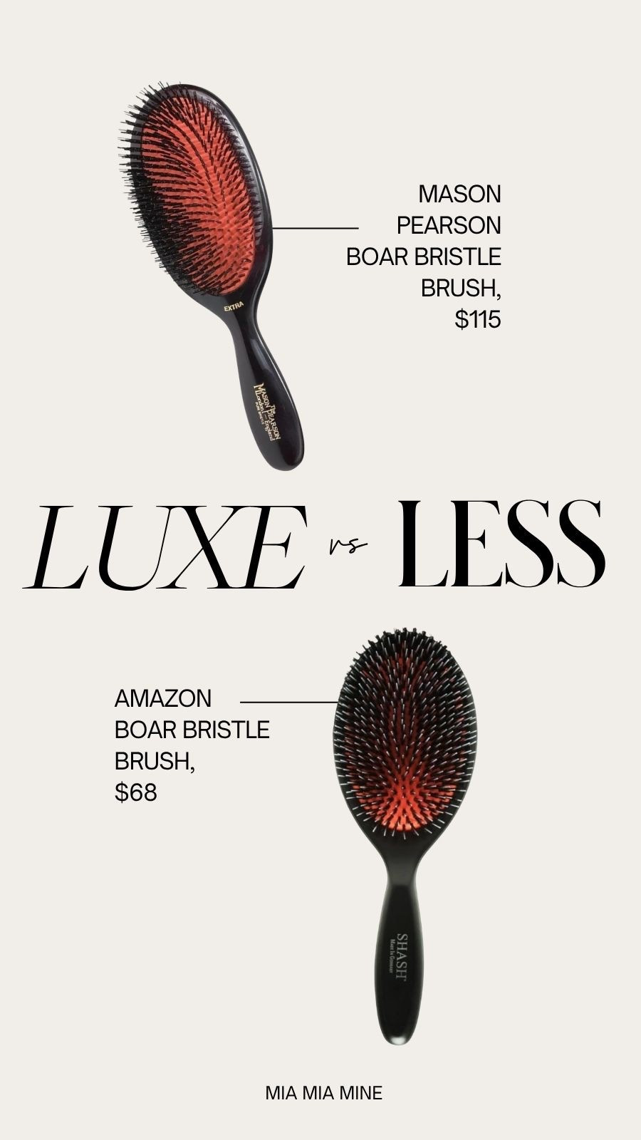 Designer inspired finds on Amazon
Mason Pearson boar bristle brush costs over $525
Amazon boar bristle brush that costs a fraction of the real thing 

Such a great Mother’s Day gift 

#LTKBeauty #LTKselfcare #LTKMothersDay