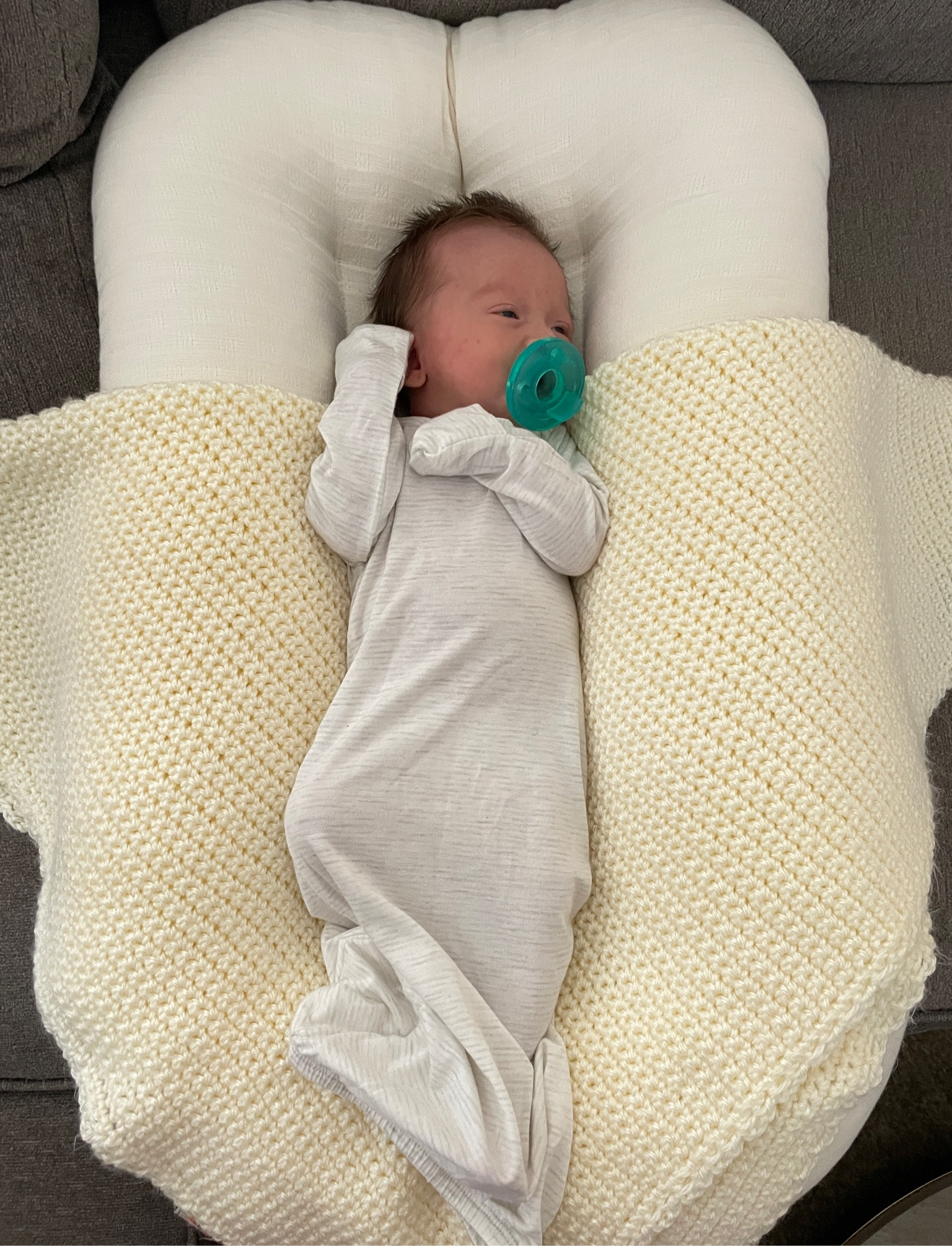 These sleeper gowns are awesome for newborns! Material is suuuper soft, covers their hands, and makes for easy diaper changes. On sale for $24!

#LTKkids #LTKbaby #LTKsalealert