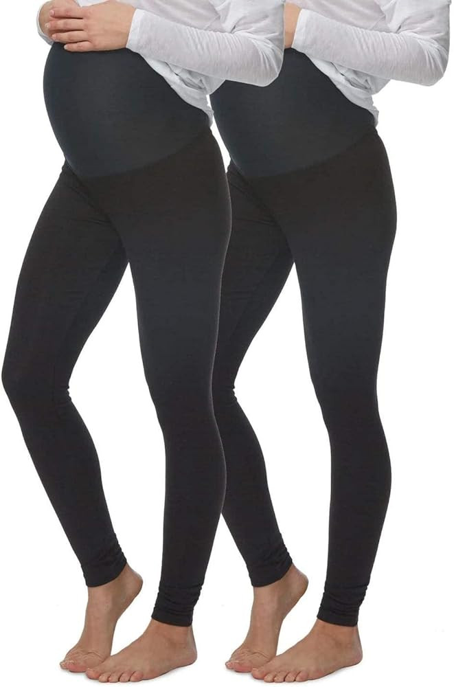 Felina Velvety Soft Maternity Leggings for Women - Yoga Pants for Women, Maternity Clothes | Amazon (US)
