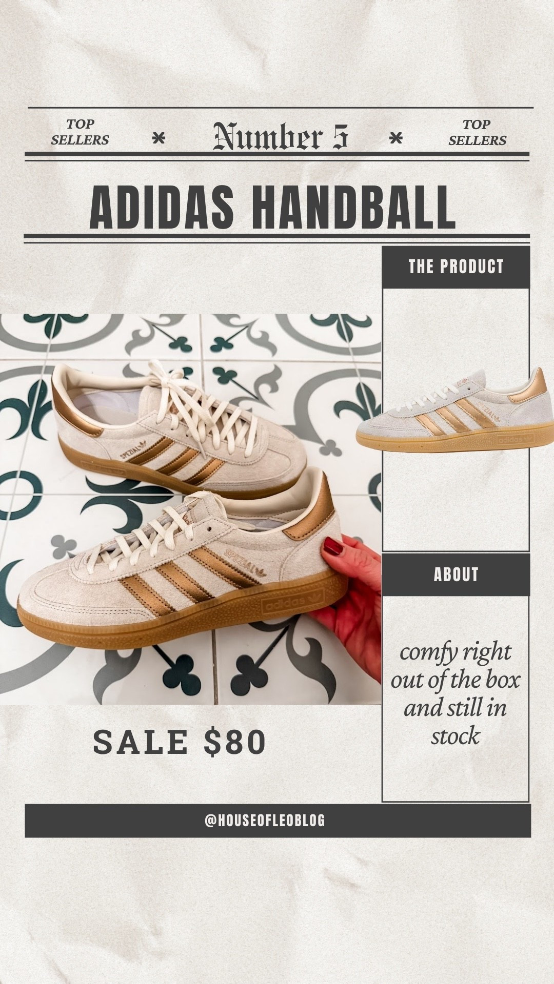 Size down half. Adidas sneakers, Adidas handball

#LTKOver40 #LTKGiftGuide #LTKFindsUnder100
