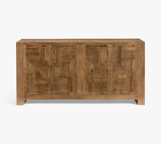 Reclaimed Parquet Buffet (68") | Pottery Barn (US)