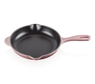 Le Creuset 10.25"" Signature Cast-Iron Handle Sk illet | QVC