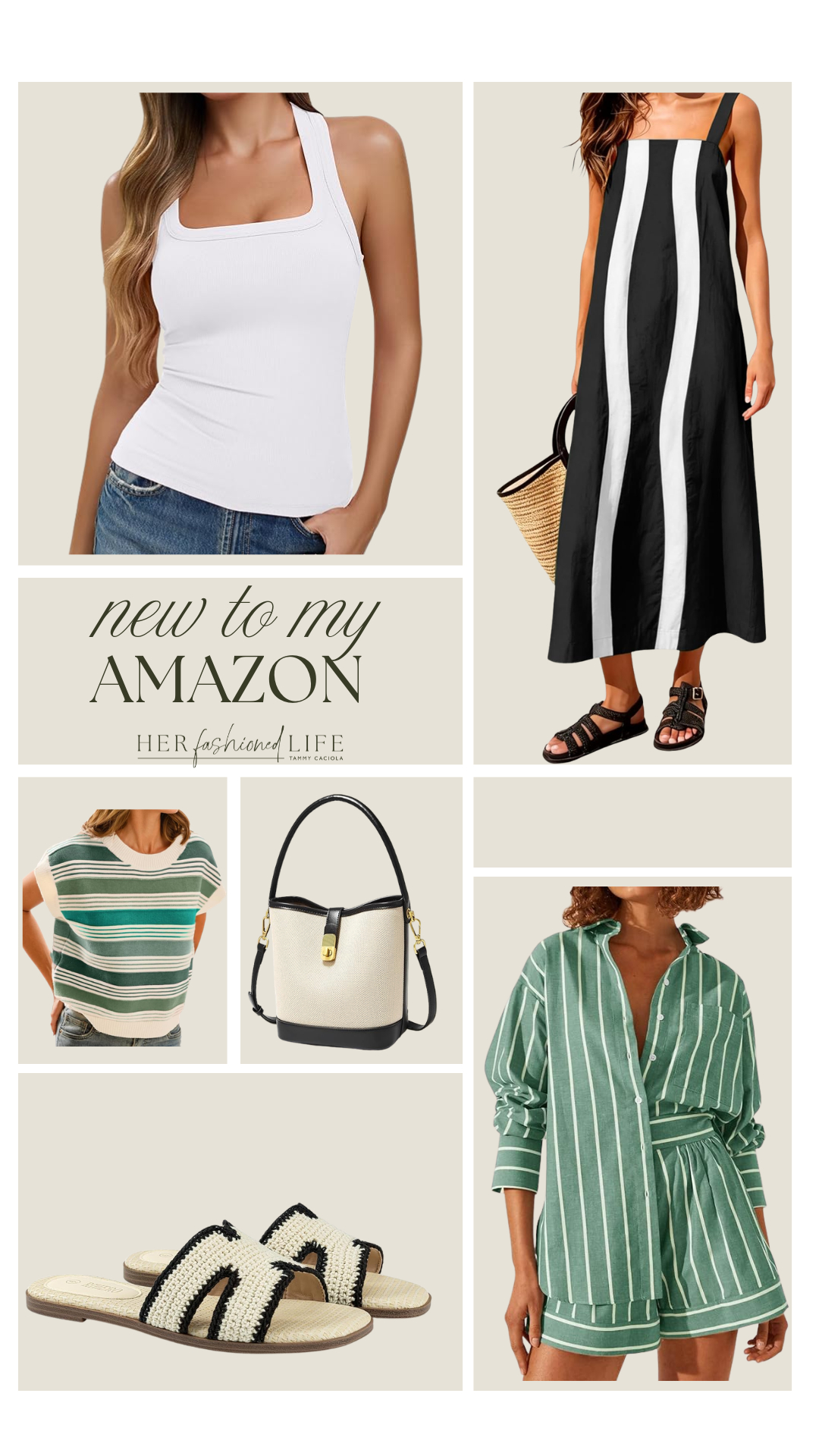 New additions that are actually good 👀 This bold black & white striped maxi is a statement piece that practically styles itself. 

#AmazonFashion #AmazonFinds #LinenSet #MatchingSet 

 #LTKdayinmylife #LTKootd #LTKOver40