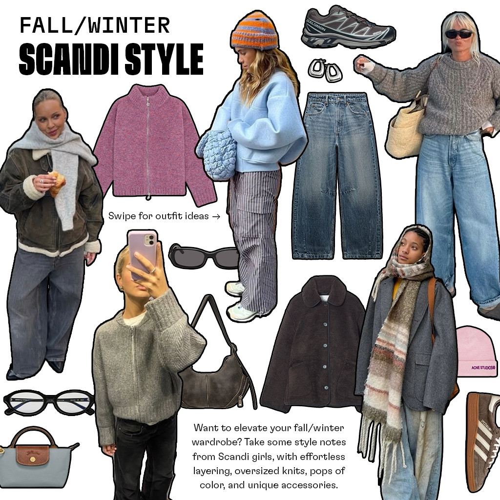 Want to elevate your fall/winter wardrobe? take style notes from Scandi girls, with effortless layering, oversized knits, pops of color, and unique accessories 💘 full scandi guide with inspo & links to shop on astyleset.com/scandi-style

#scandistyle #fallfashion 

#LTKStyleTip