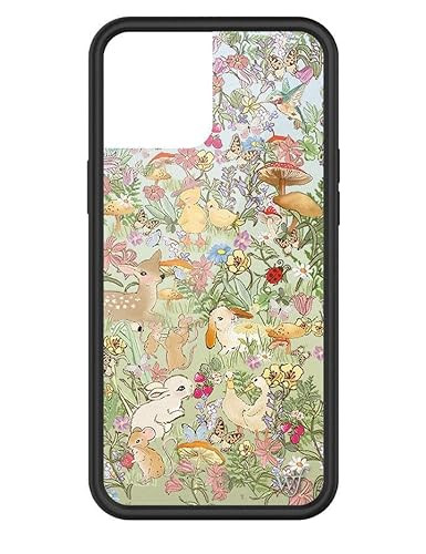 Wildflower Cases - Taylor Giavasis Case, Compatible with Apple iPhone 12 Pro Max | Green, Animals, Collab, Cottagecore - Protective Black Bumper, 4ft Drop Test Certified, Women Owned Small Business | Amazon (US)