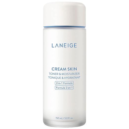 LANEIGE Cream Skin Toner & Moisturizer: 2-in-1 Amino Acid Rich Liquid, Soothe, Hydrate, and Stren... | Amazon (US)