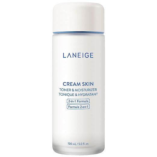 LANEIGE Cream Skin Toner & Moisturizer: 2-in-1 Amino Acid Rich Liquid, Soothe, Hydrate, and Stren... | Amazon (US)