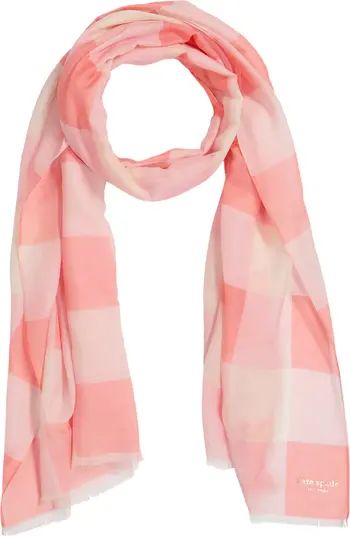 gingham oblong scarf | Nordstrom