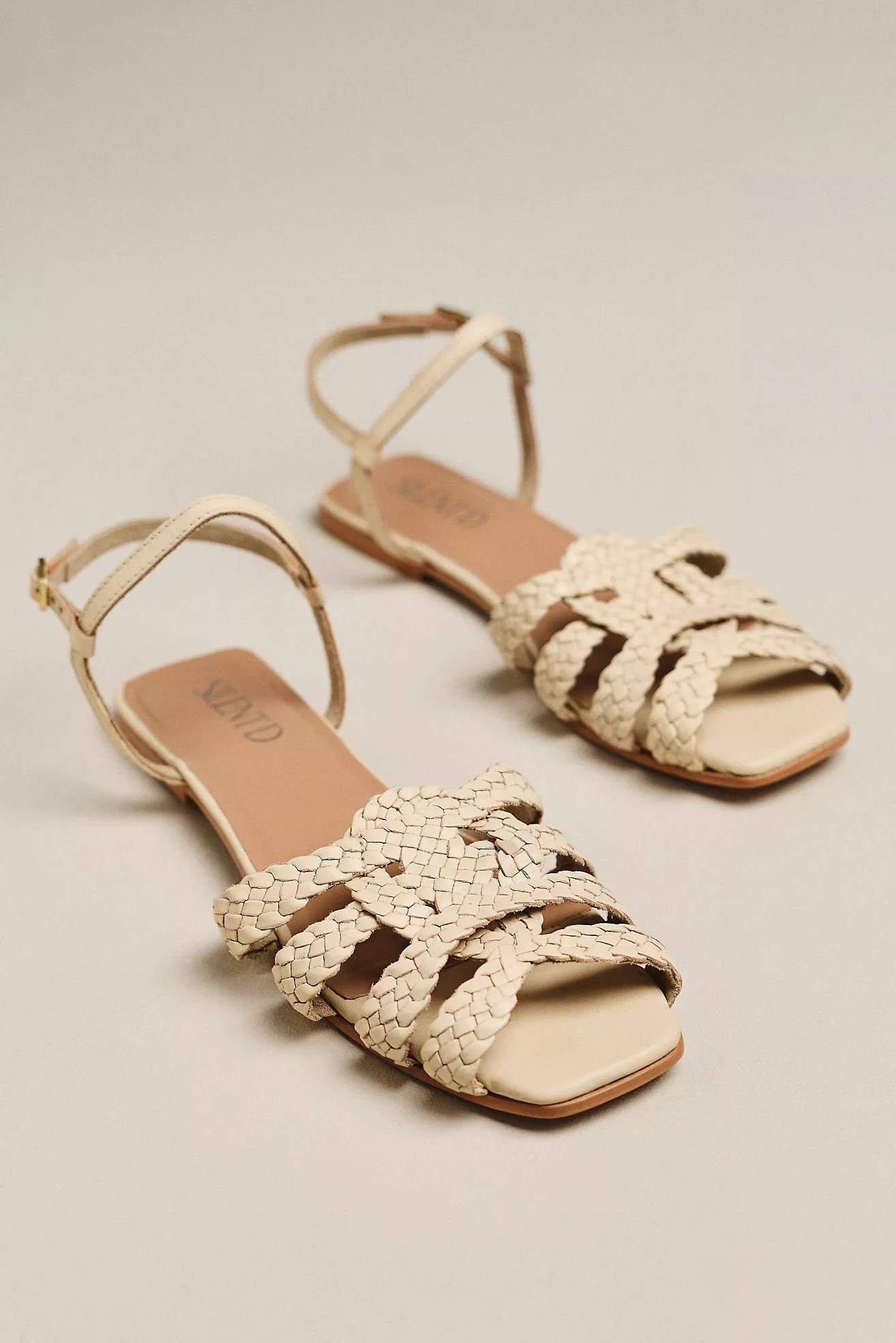 Silent D Dessma Woven Ankle-Strap Sandals | Anthropologie (US)