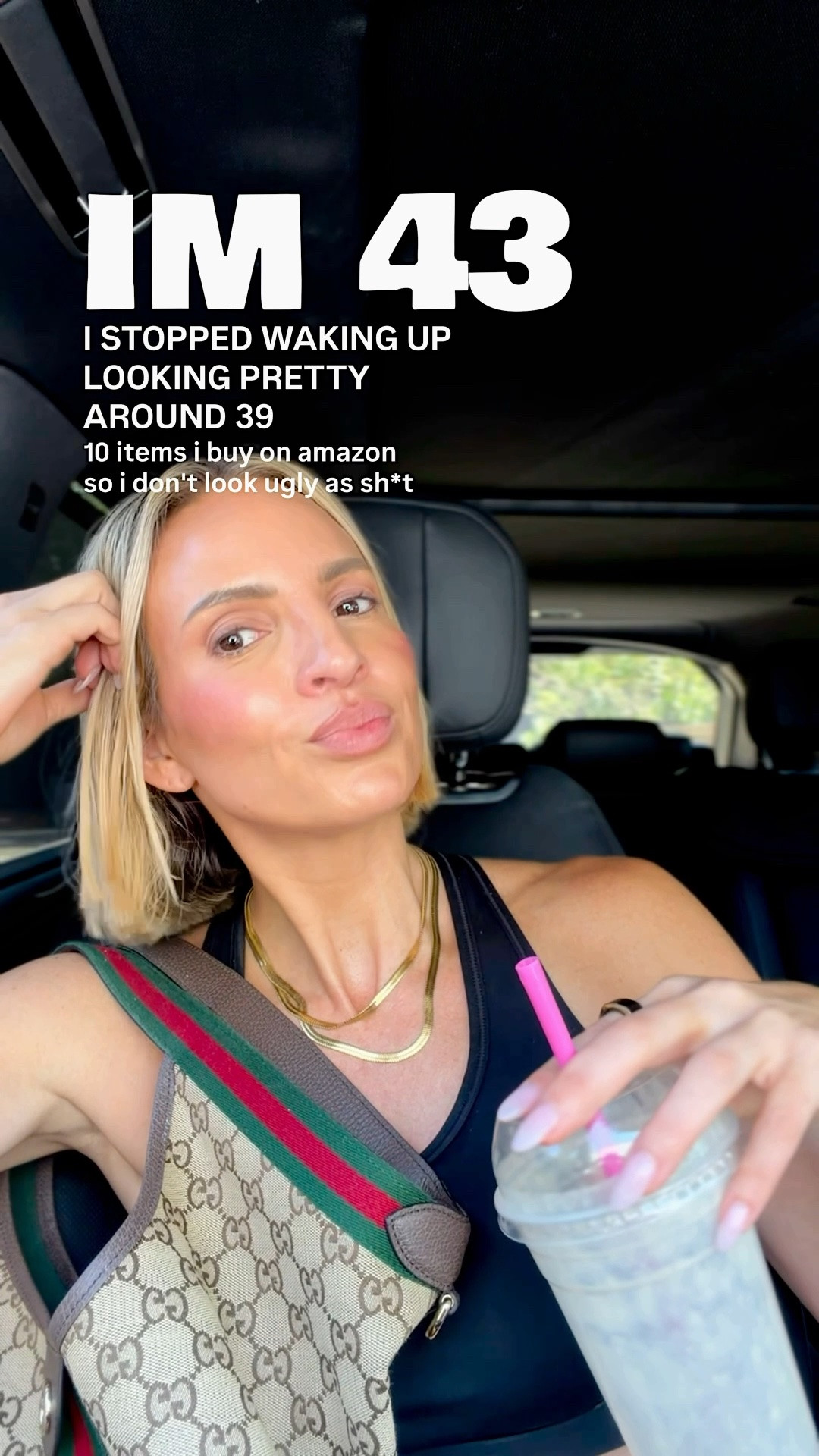 I’m not gonna lie, I don’t wake up, looking like Cinderella🥴 I actually have to work it🙄 

1. Stain remover — This magic gets stains out of EVERYTHING. Clothes, upholstery, carpet..I have yet to find something it can’t save since owning this
2. Teeth whitening molds — The whitest at-home treatment I’ve ever used. And I’m VERY picky about my teeth…I want celebrity white
3. Under-eye trick — The makeup artist trick that stopped my 43 yr old concealer from creasing and caking
4. Lash serum — Took my nonexistent lashes to so long they almost look fake
5. Bra — Lifts the boobs back where they used to live and completely disappears under clothes
6. Steamer — Gets wrinkles out FAST. I travel with it everywhere because wrinkled clothes make anything look cheap
7. Tech-neck product — I bought it for my neck lines and actually saw a difference in two weeks, love that it has gua sha built in
8. Under-eye brightener — R Ashley eally love for my no make up days, instantly makes me look awake and healthy
9. Sardines — My skin and hair have never looked better. I found the easiest recipe and now I actually love them🤯
10. Body glow — Makes bare skin look smoother, glowier and about 10 years younger. I can’t believe I used to live without this

UNDEREYES:
for the under eyes, I use that balm and then I apply just a little bit of concealer at the inner corners of my eyes and then I blend it out. Then I use the dry sponge, dab it in the powder, but then rub the powder into the sponge on the back of my hand and then dot underneath my eyes. That’s key!  

SARDINES:
 my skin glows and my hair grows like crazy when I eat these. I found the tastiest way to eat these is to sprinkle a little breadcrumbs, some garlic powder and salt and broil them for about 3 min. I actually enjoy them this way, that’s wild to me.

#LTKOver40 #LTKstorytime #LTKBeauty