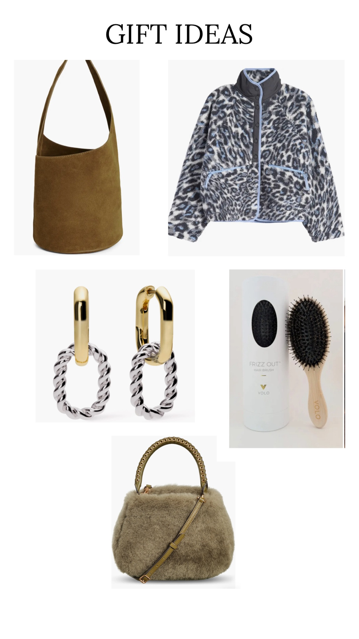 Gift guide, gift ideas, gifts for her, hair brush, free people, faux fur purse

#LTKGiftGuide #LTKStyleTip #LTKHoliday