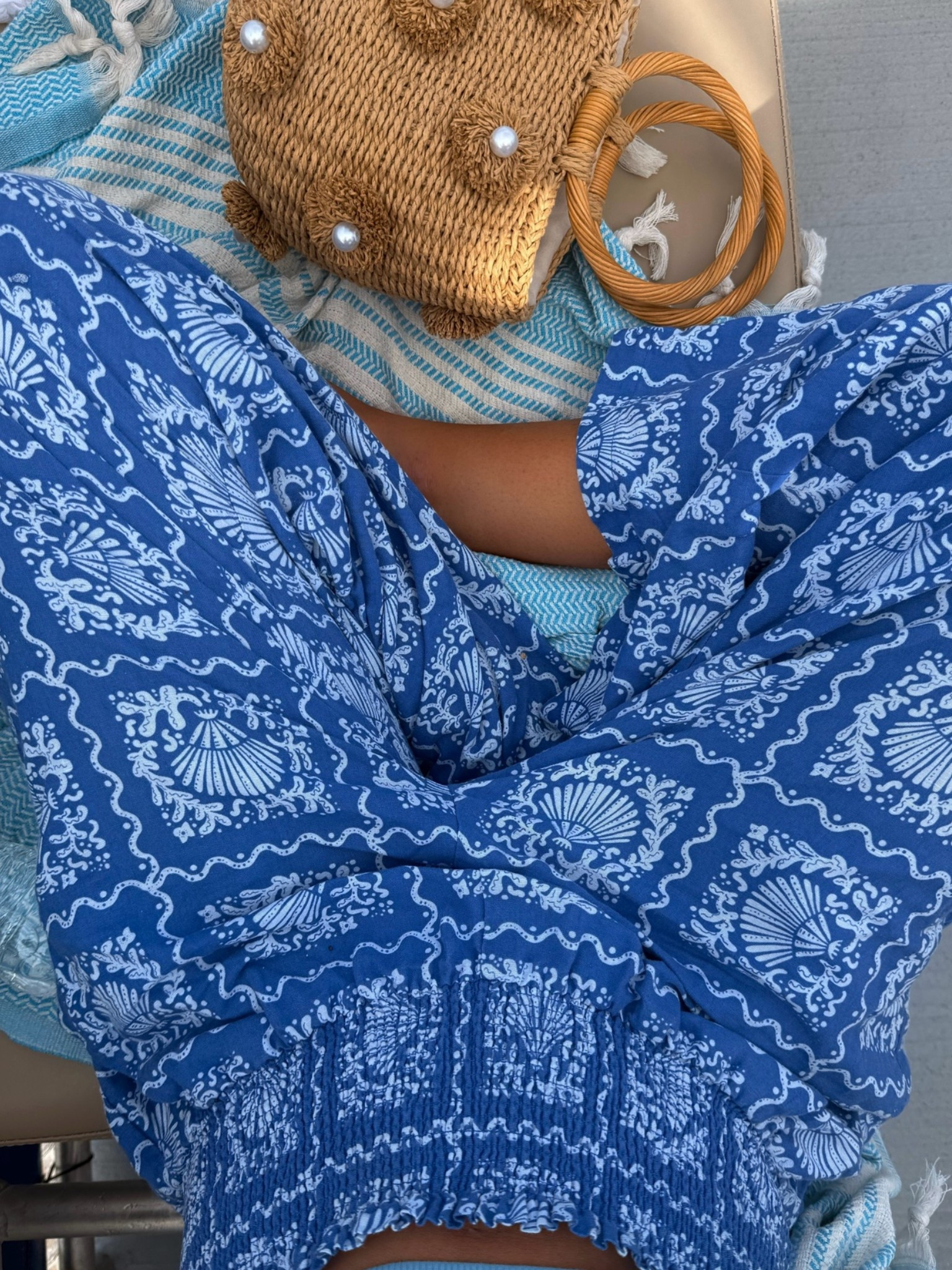Beat day | beach | vacation | linen pants | pool | cover up | straw bag | resort wear | travel | summer outfit | blue | shell print | tropical | swim

#LTKSeasonal #LTKSwim #LTKTravel