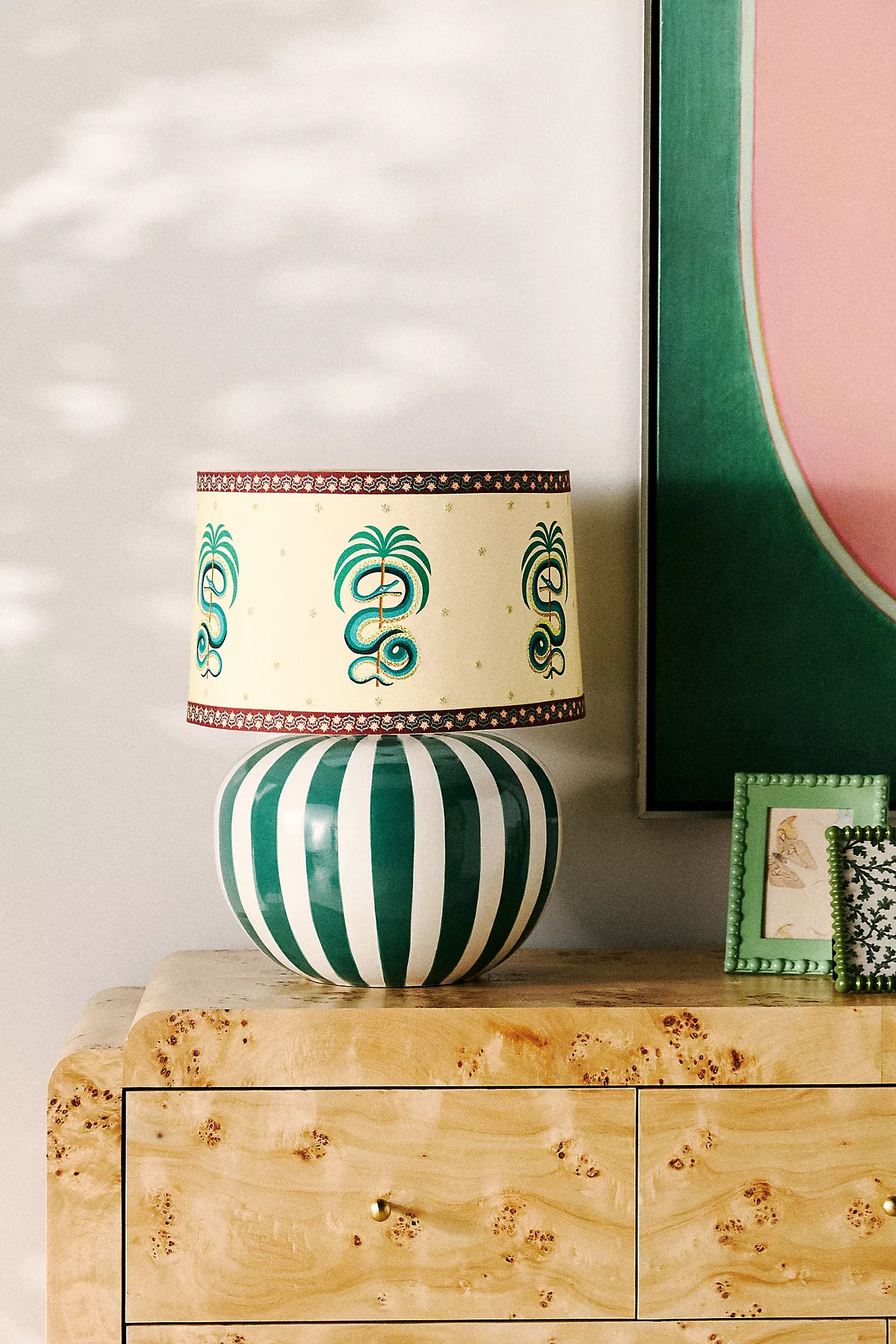 Lys Striped Ceramic Table Lamp Base | Anthropologie (US)