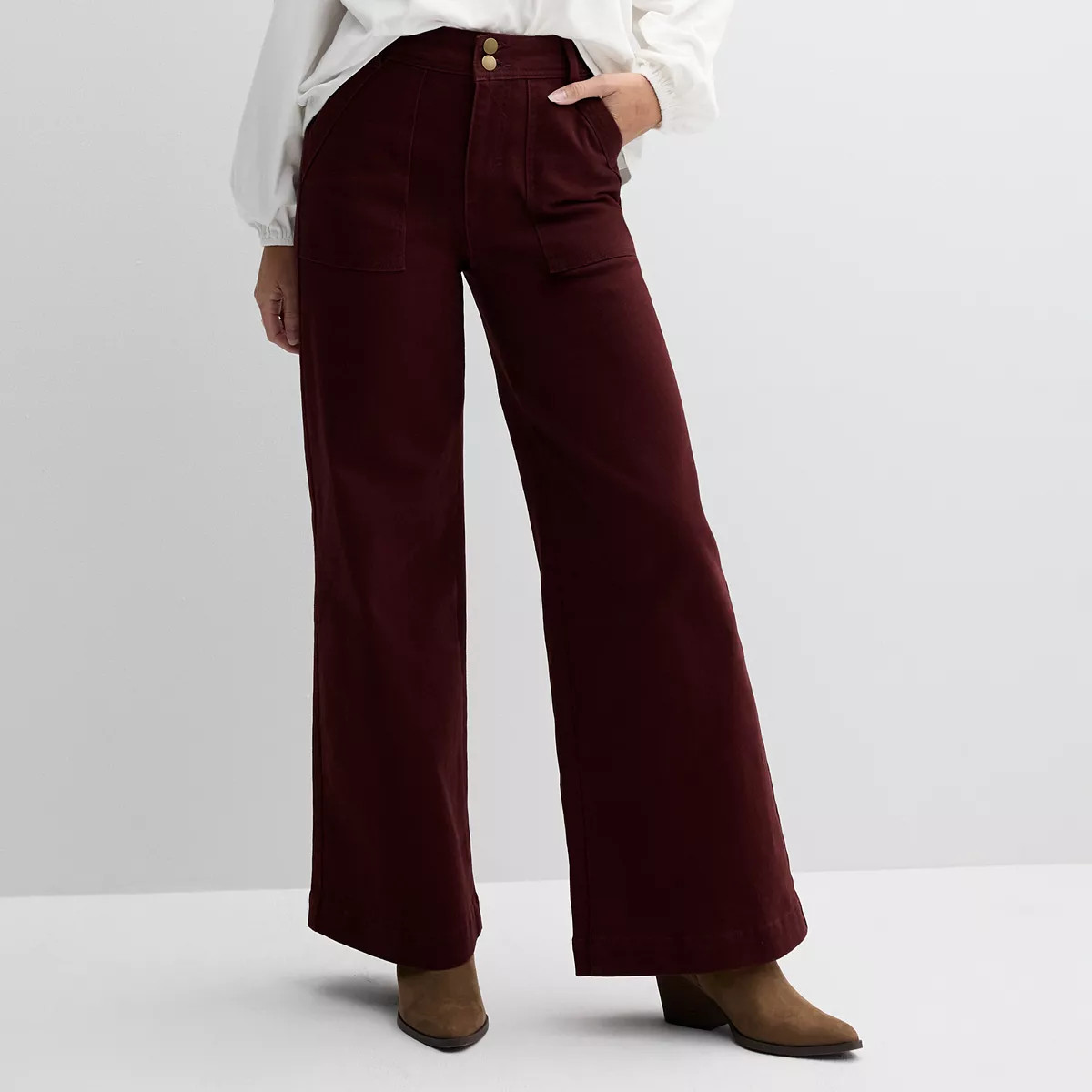 Women's Farmers Market Wide-Leg Denim Jeans | Kohl's