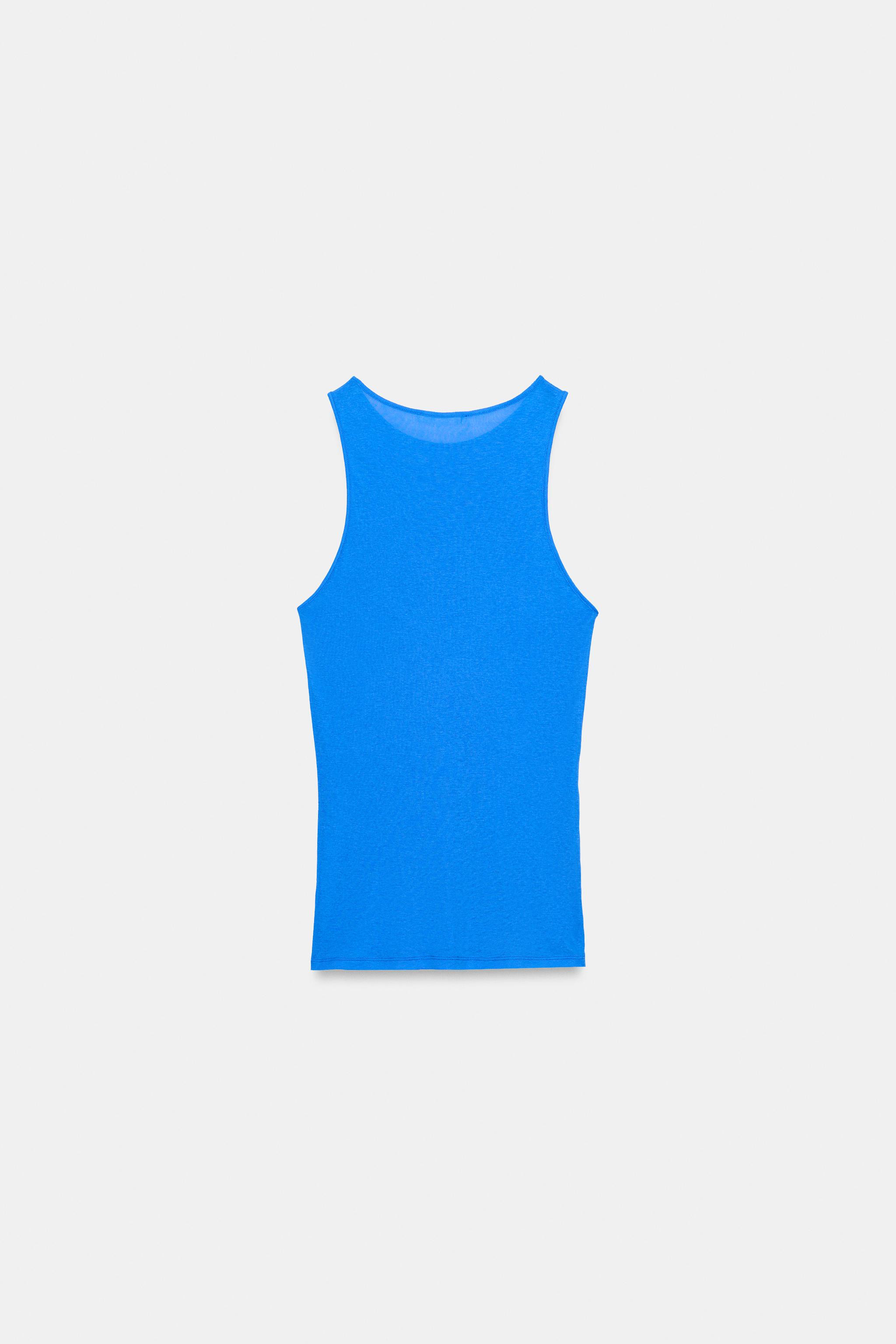 SUPIMA\u00ae SLEEVELESS T-SHIRT | Zara US