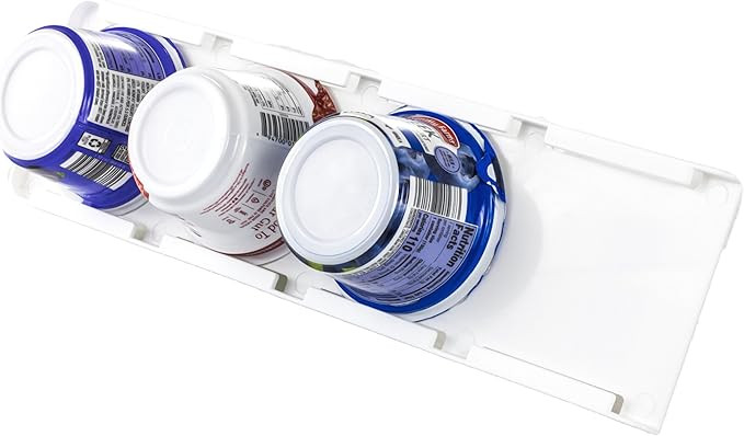 Storage Theory Yogurt Fridge Organizer - Holds up to 4 Wide-Mouth Vegan and Greek Yogurt Cups - P... | Amazon (US)