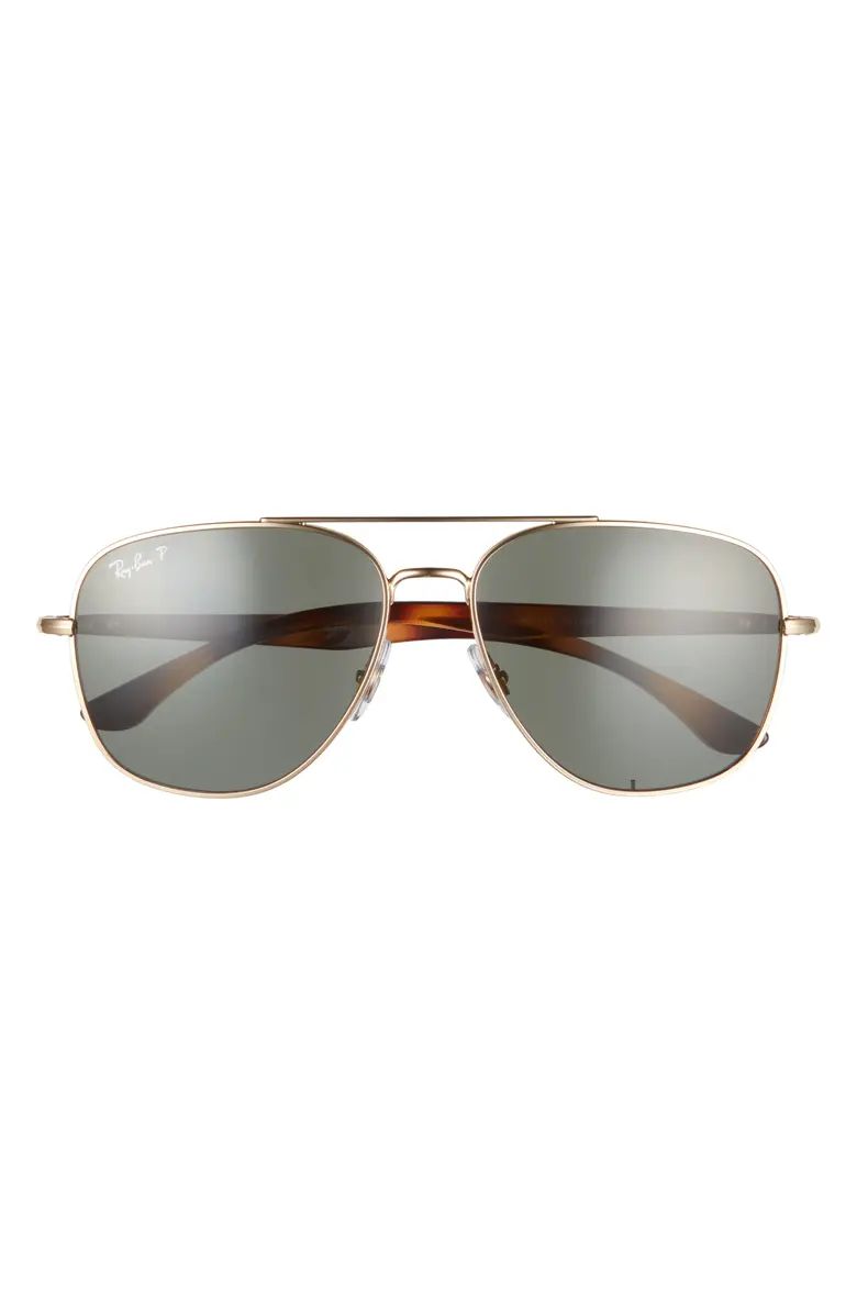 56mm Square Polarized Sunglasses | Nordstrom Canada