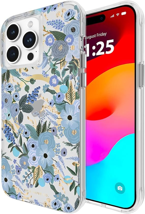 Rifle Paper Co. iPhone 15 Pro Max Case [Compatible with MagSafe] [12ft Drop Protection] Cute iPho... | Amazon (US)