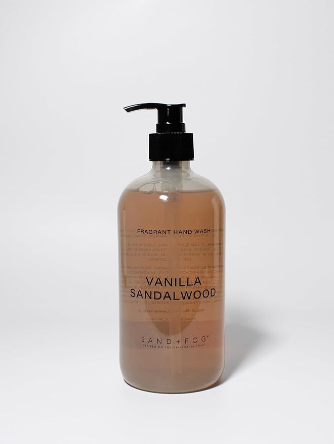 Sand + Fog Vanilla Sandalwood - Scented Liquid Hand Soap - Moisturizing Hand Soap - Made with Alo... | Amazon (US)