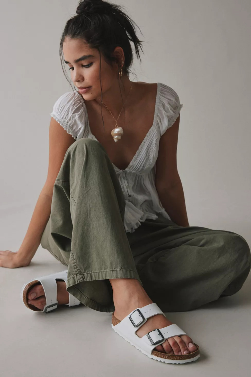 Birkenstock Women's Arizona Birko-Flor Sandal | Urban Outfitters (US and RoW)