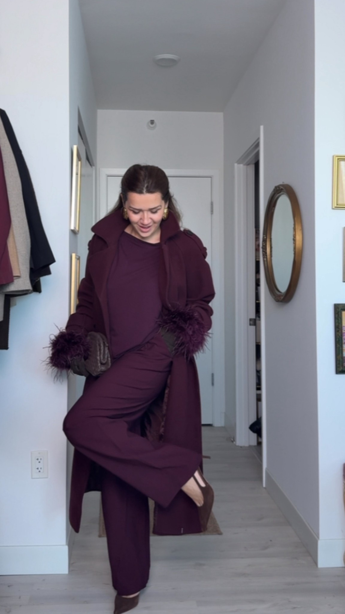 Holiday season perfection. 

Im SO bummed this shirt is sold out - I snagged it on sale after watching it for *months*. I tried my best to find a similar one. I also linked an Etsy seller who has feather cuffs which can be added to any dress/top 🫶🏼

Most of my items here are old, I was only able to link the exact purse and watch, but did my best to find other options for the rest, as you let me know that’s still better than nothing 😅

#LTKSeasonal #LTKHoliday #LTKFindsUnder100