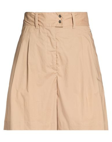 Herno Woman Shorts & Bermuda Shorts Camel Size 2 Cotton, Elastane | YOOX (US)