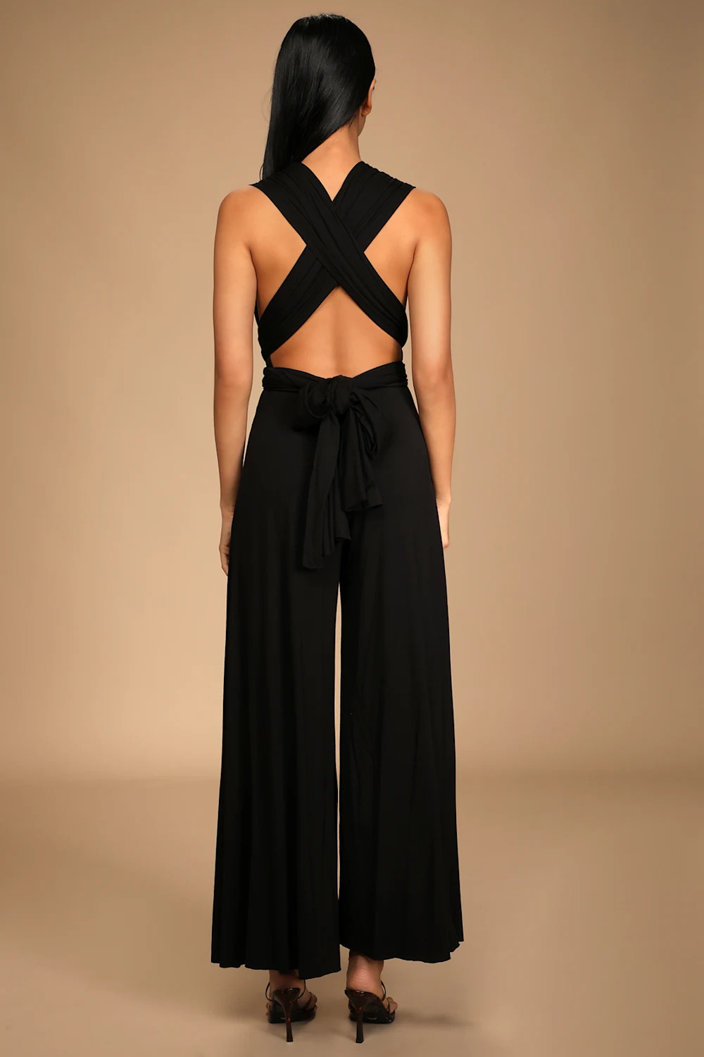 Chic By Trade Black Convertible Wide Leg Jumpsuit | Lulus (US)