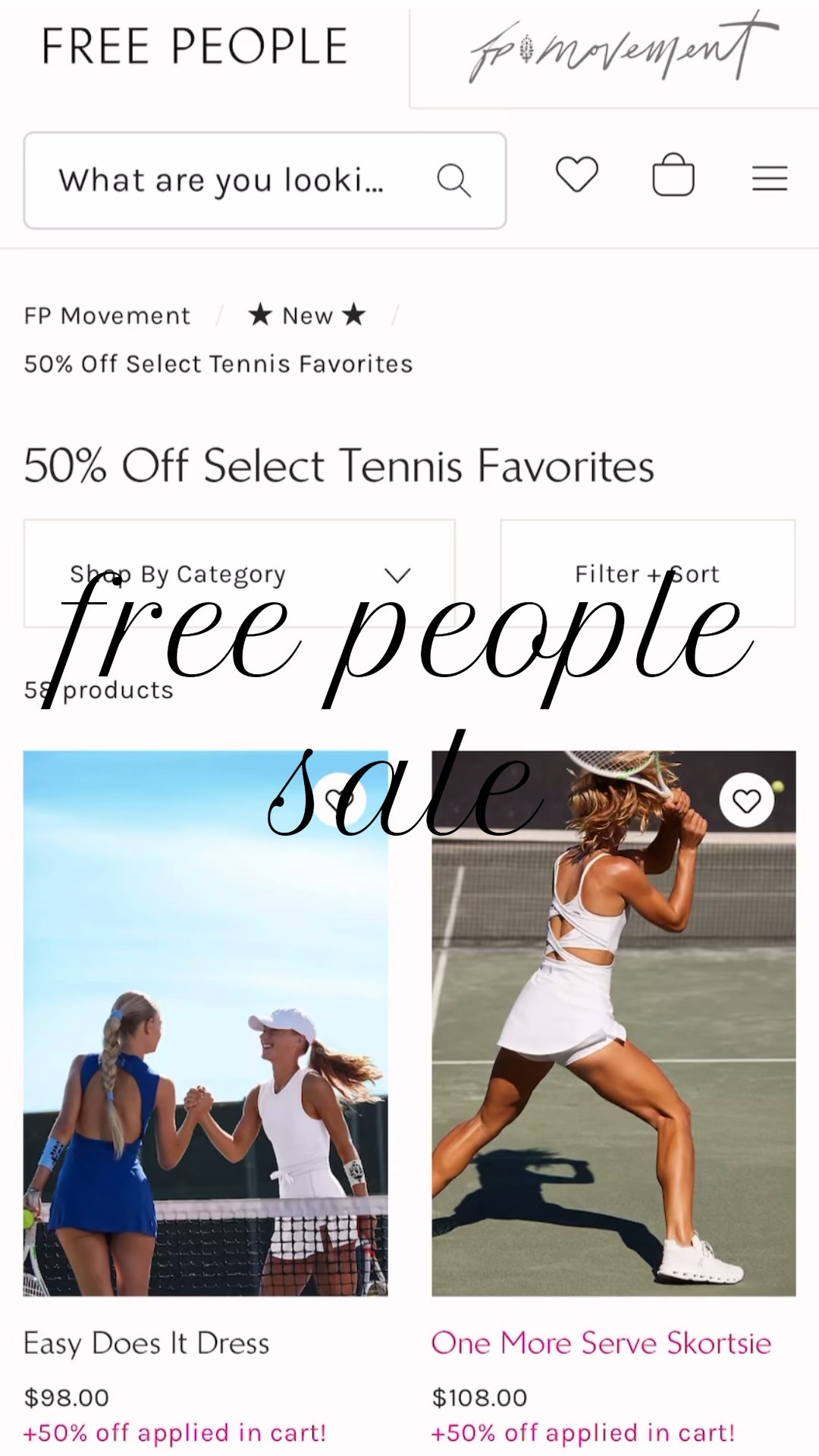 50% off select free people !!

Free people sale 

#LTKActive #LTKFindsUnder50 #LTKSaleAlert
