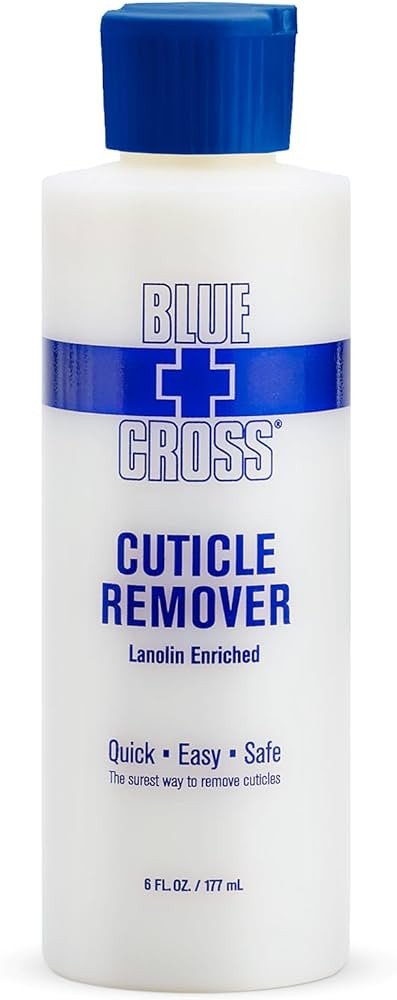 Cuticle Remover & Softener Liquid for Nails – Blue Cross Professional Nail Care with Lanolin, H... | Amazon (US)