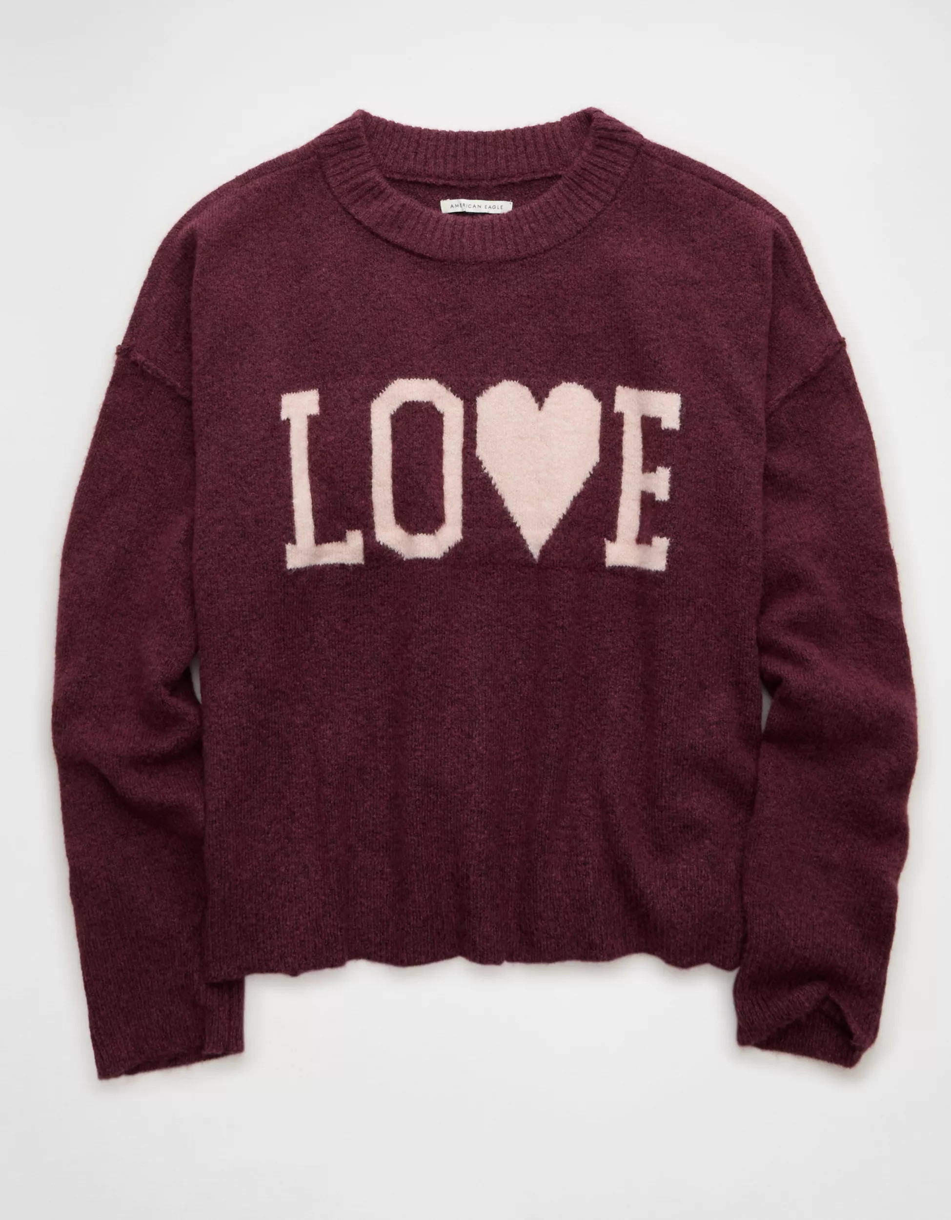 AE Whoa So Soft Valentine's Day Sweater | American Eagle Outfitters (US & CA)