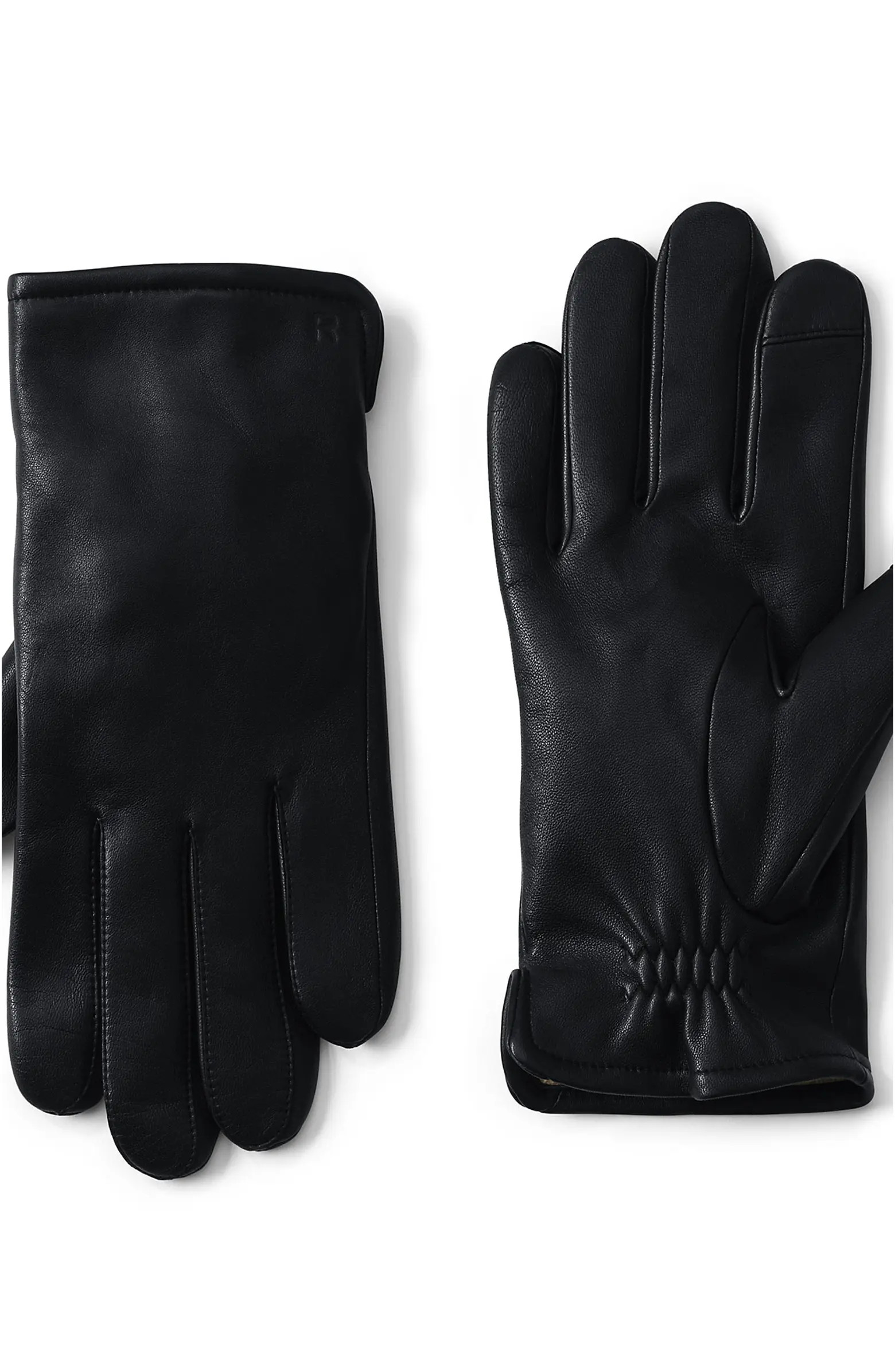 Cashmere Lined EZ Touch Leather Glove | Nordstrom