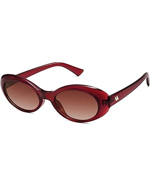 Retro Oval Sunglasses for Women Men 90s Vintage Cat Eye Sunnies AR82300 | Amazon (US)