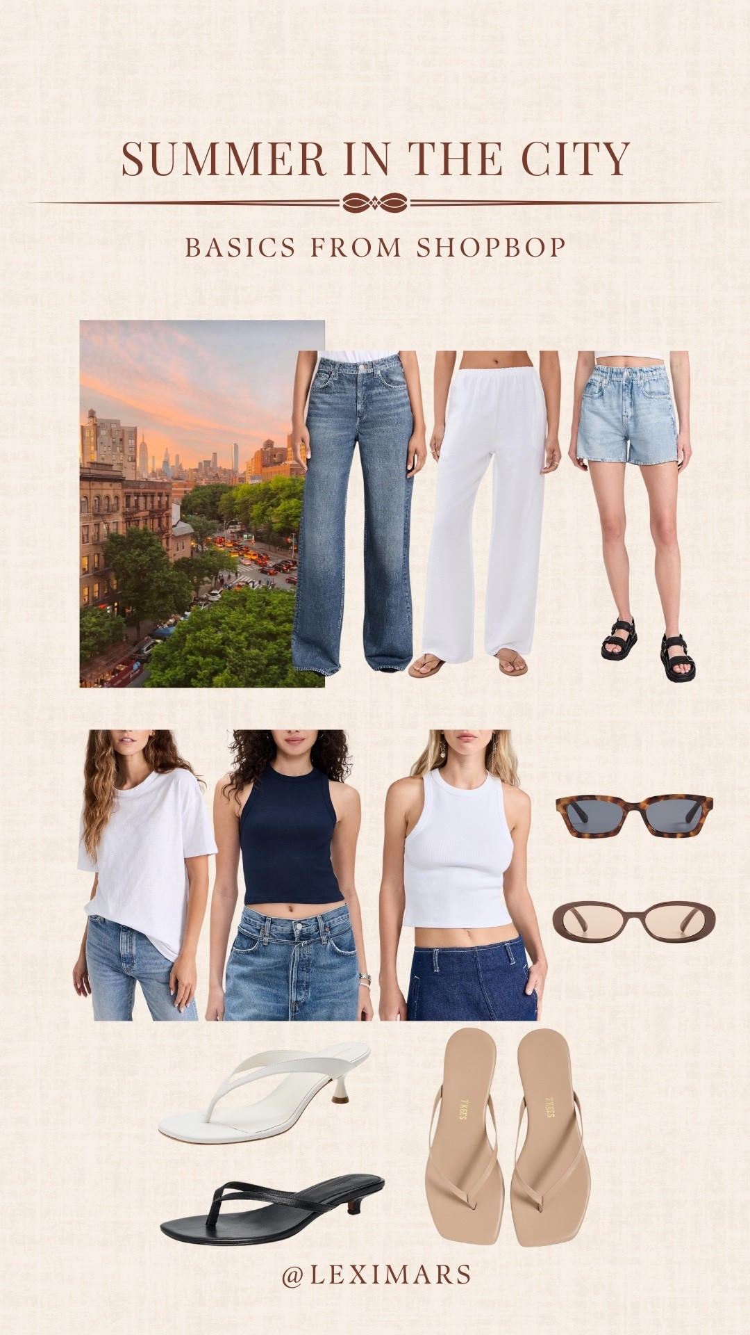 Summer basics from Shopbop 

#LTKSummerEdit #LTKStyleTip #LTKTravel