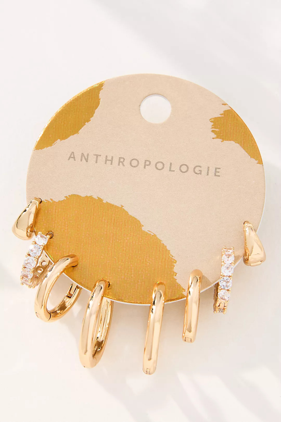 Classic Huggie Hoop Earrings, Set of 4 | Anthropologie (US)