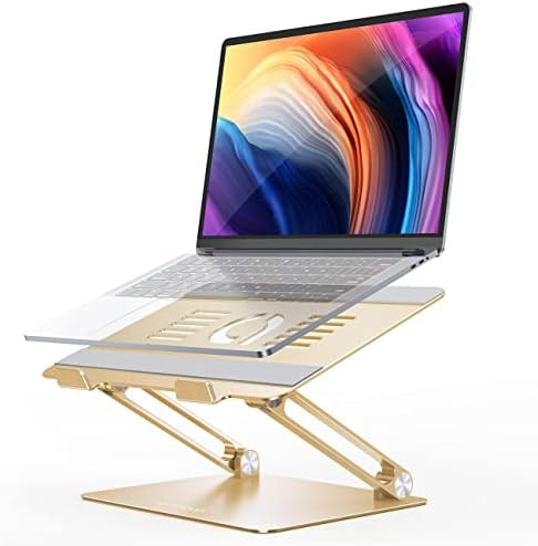 Lamicall Adjustable Laptop Stand, Portable Laptop Riser, Aluminum Laptop Stand for Desk Foldable,... | Amazon (US)
