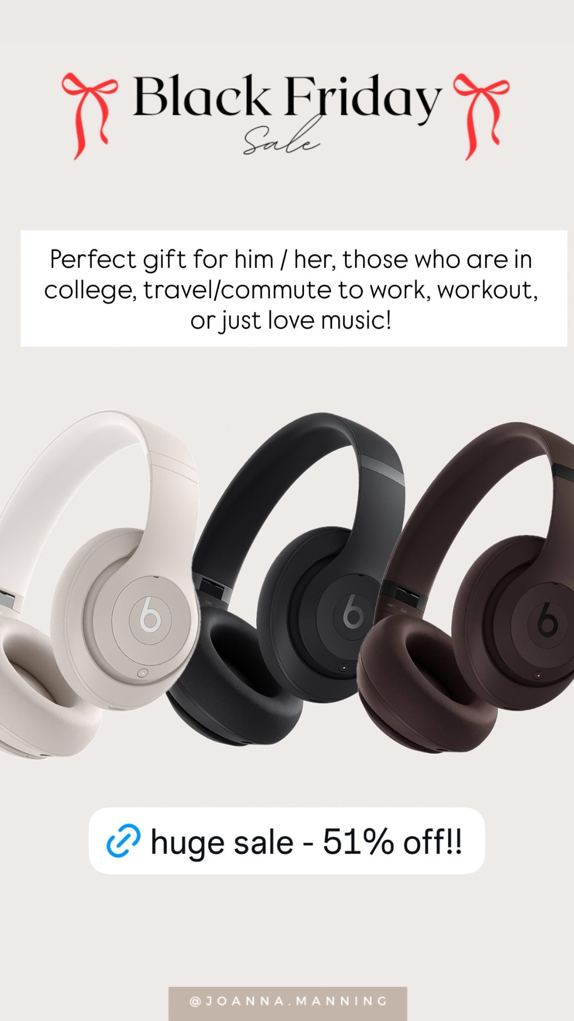 Perfect gift for him / her, those who are in college, travel/commute to work, workout, or just love music! 

#LTKCyberWeek #LTKSaleAlert #LTKGiftGuide