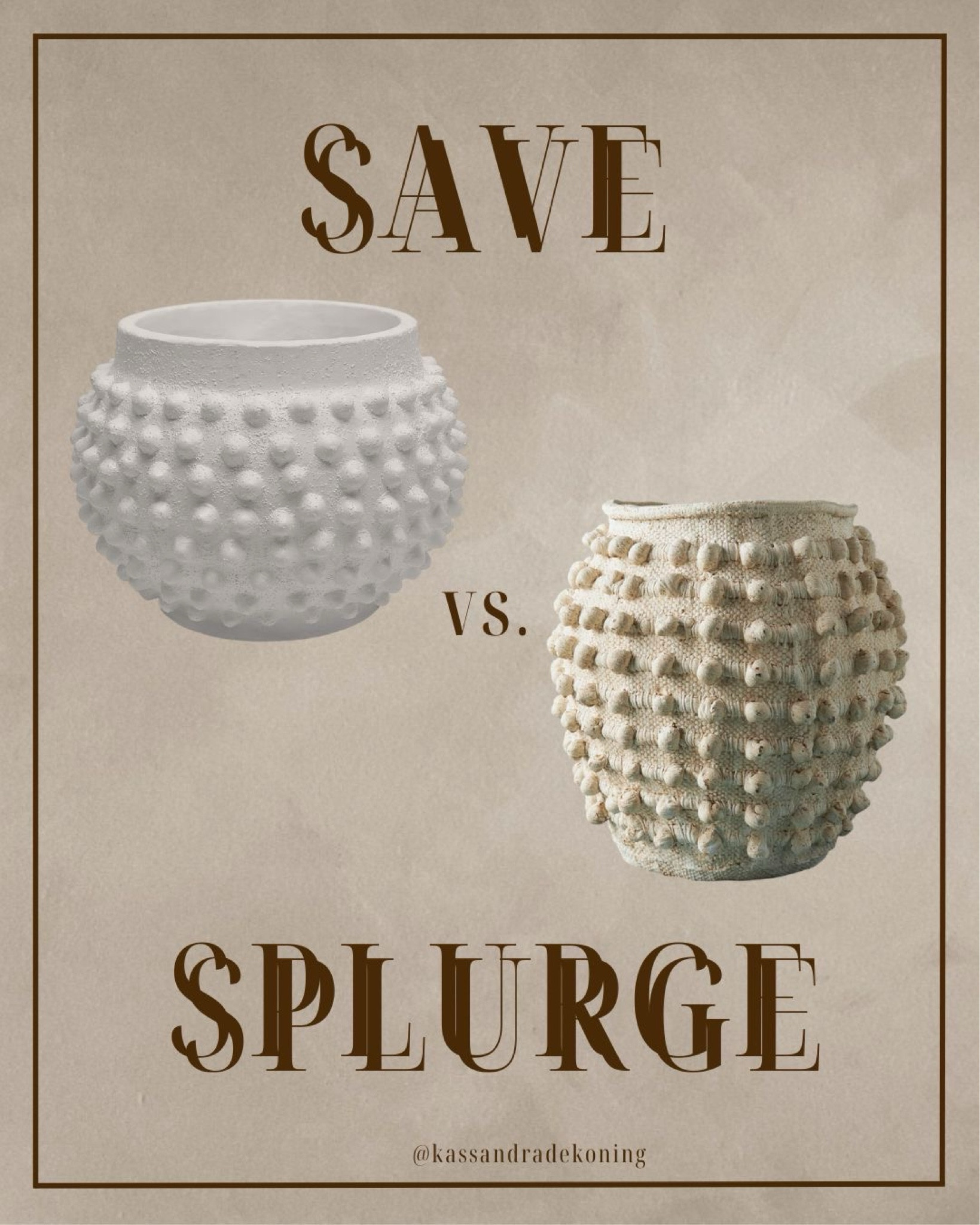 Save vs. Splurge: Textured cement pot 

#LTKFindsUnder50 #LTKSaleAlert #LTKHome