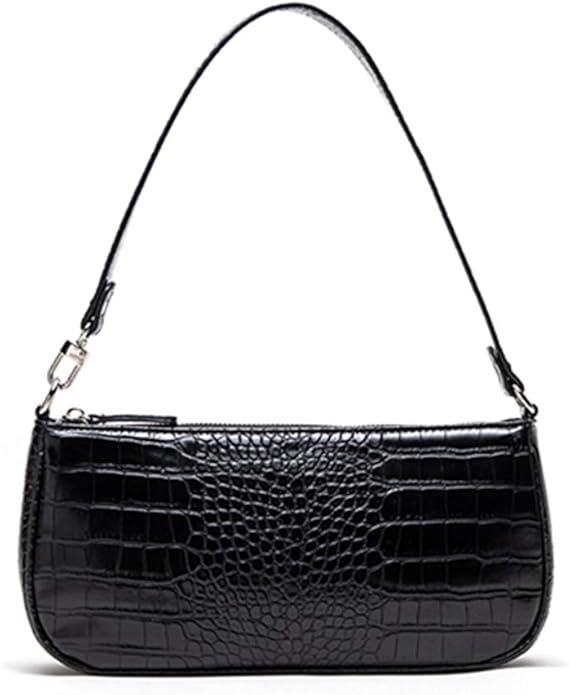 TOBOTO Retro Classic Clutch Croc Tote Bag Shoulder HandBags, Crocodile Purses with Zipper Closure... | Amazon (US)