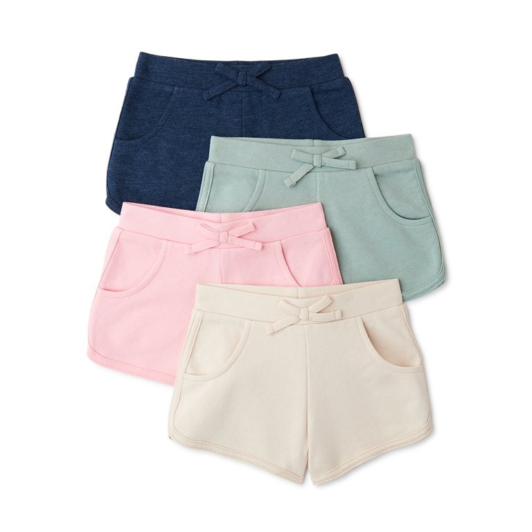 Garanimals Baby and Toddler Girls' Dolphin Shorts, 4-Pack, Sizes 12 Months-5T | Walmart (US)