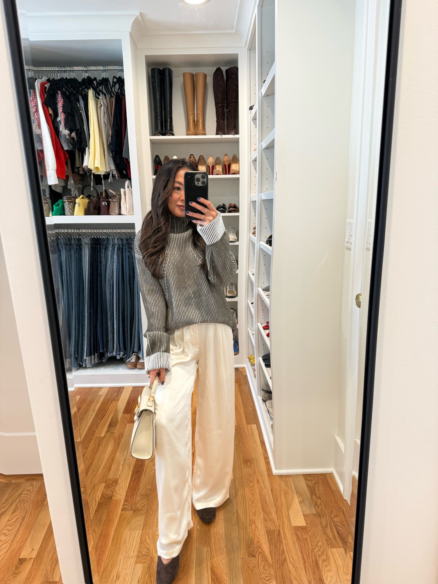 A cute but very comfortable day date outfit! Cozy but still dressed up!!
Sweater is XS
Pants are XS
Flats are 6

#LTKOver40 #LTKPetite #LTKootd